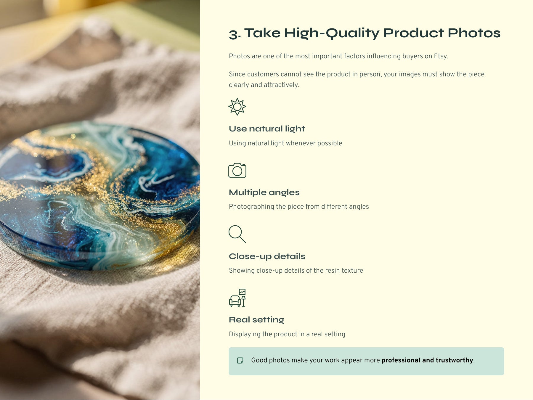 How To Sell Your Resin Art On Etsy